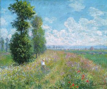 Monet Meadow-with-Poplars-Homepage, Claude Monet